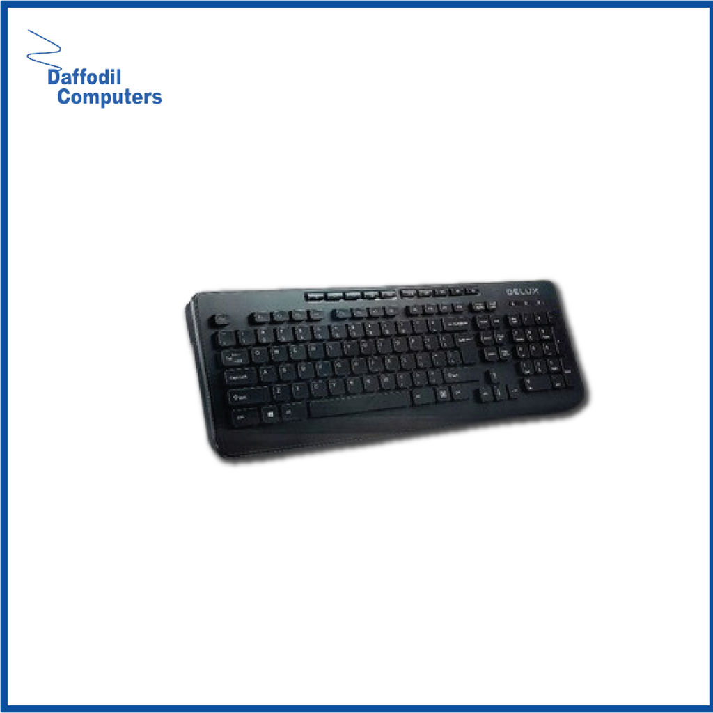 Delux OM02 USB Multimedia Keyboard With Bangla