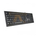A4 Tech Krs-85 Usb Fn Multimedia Keyboard Comfort Roundedge Keycap With Bangla